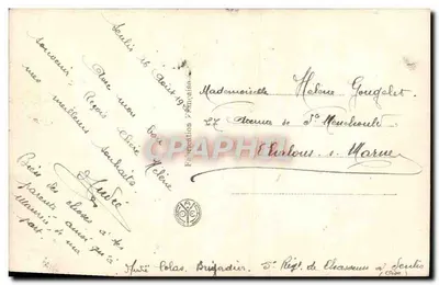 Róże — Szczęśliwego Dnia — Noyer, n°2913 — Rewers