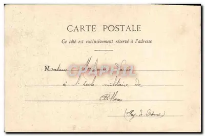 Michel Strogoff — God reserveert de ellendigen onvergetelijke troost — Fototypie A. Bergeret et Cie, Nancy — Achterkant