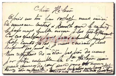 Arranjo de crisântemos — Boa festa — editor desconhecido, número de série não visível — Verso