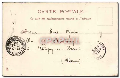 Récolte du blé — Scène de campagne — N.F. Éditeurs, n° de série non visible — Verso