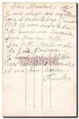 Família — Retrato de casal com criança — LUMIERE, n° 8005 — Verso