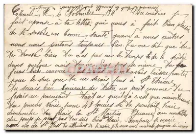 Man met bos bloemen — H.K.C. — n° 0527 — Achterkant