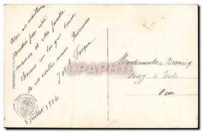 Mulheres e crianças em traje antigo — DIX 151 — Editor DIX — Verso