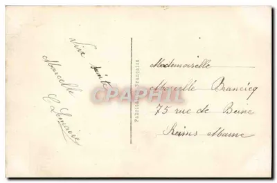 Bonne Fête — wschód słońca i bukiet kwiatów — Wydawca CFE nr 888 — Rewers