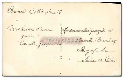 Arranjo de dahlias — editor Mimoso, n° 305 — Verso