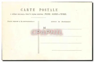 Jovem mãe segurando seu filho — cena dramática — carta postal francesa — Verso