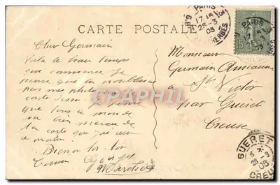 Entrada de Luís XVIII em Versailles — Lecomte — LL — n° 143 — Verso
