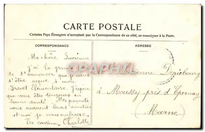 Muzeum w Versailles — Król Rzymu — wydawca NANCY n° 449 — Rewers