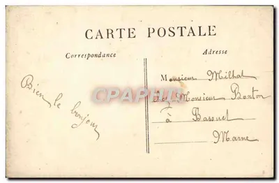Chłopskie przysięgi — scena pary w lesie — LE DE n°235 — Rewers