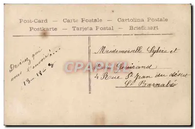 Menina em balançoira — Lembrete de Amizade — editor não visível — Verso