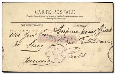 Sens — Abbazia della Cappella e l'Ospedale visti dai Giardini — LL. — Verso