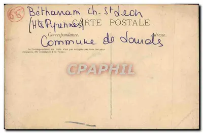 Bétharram — Katedra św. Léona — Les Pyrénées Illustrées, nr 589 — Rewers