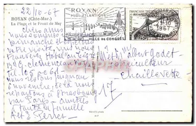 Royan (Charente-Maritime) — Plaża i Front Morza — Miasto Kongresowe — Rewers