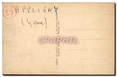Appoigny (Yonne) - A Igreja — Alair — Verso