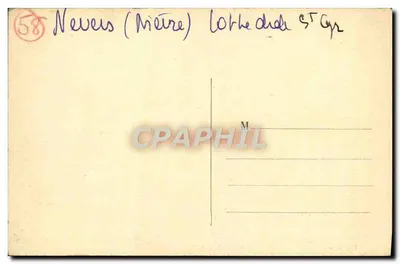 Nevers — Katedra — Lib. Huré — Rewers