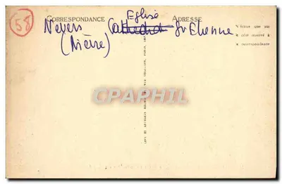 Nevers — Abside katedry Świętego Etienne (XI w.) — LL — Rewers