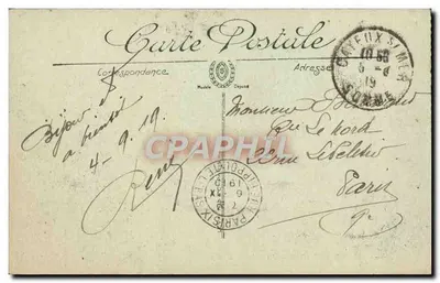Cayeux-sur-Mer — A Praia Sul — LL. — Verso