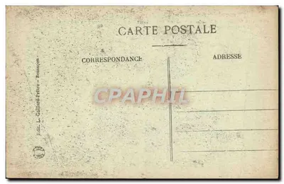 As Gorges do Doubs em Maison Monsieur — O Pavilhão dos Sonneurs e o Desfile da Rasse — Éd. L. Gaillard-Prêtre, Besançon — Verso