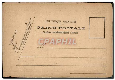 Colonne Vendôme — vue nocturne sous la lune — H. Jamet — Verso
