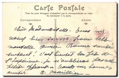 Bergère Bernechonne — Salão de 1905 — por Émile Théflier — Verso