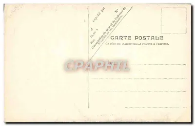 Chambéry — Beeld van de Frères de Maistre — V.P. Paris N°61 — Achterkant