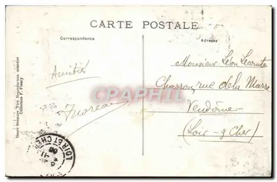 Fort of Vincennes — The Keep — Publisher F.C.C. n°198 — Back