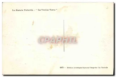Marais Poltevin — 'Zielona Wenecja' — Wydawnictwo Artystyczne Raymond Bergevin — Rewers