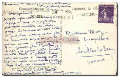 Mosty w Claix — Mosty Sztuki — Dauphiné — wydawca LL — Rewers