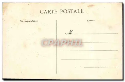 Tarjeta postal antigua Nantes Le Passage Pommeraye — Reverso