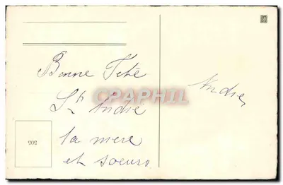 Bom Aniversário — violetas em um cesto — editor não identificado — Verso