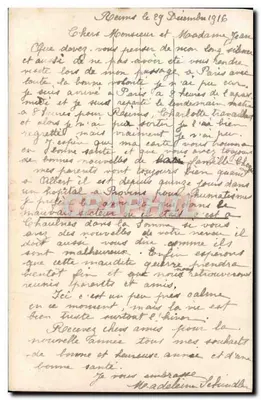 Mulher com chapéu de inverno — decoração de ivone e pássaro — E.M. 216 — Verso
