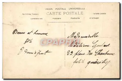 Orquídea rosa — Santa Madeleine — editor desconhecido, n° 261 — Verso