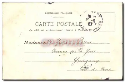Silhouette d'un homme en costume — éditeur inconnu — n° de série non visible — Verso