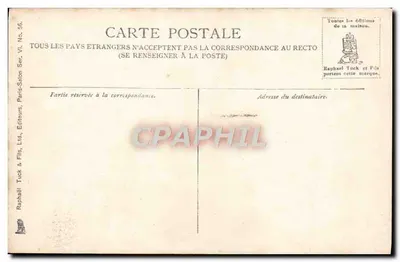Melle Jenny Fontaine — Młoda kobieta — Salon 1906 — Raphael Tuck & Fils, nr 56 — Rewers