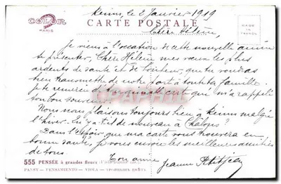 Pansies — Boa Ano — H. Ouvrard, editora — Verso