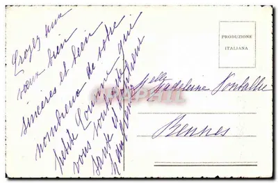Relógio de pendulo — dois crianças — editor italiano — Verso