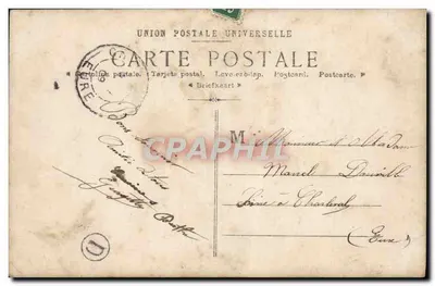 Cherubin dans une voiture fleurie — éditeur 'J. P. L. & Cie' n°400 — Back