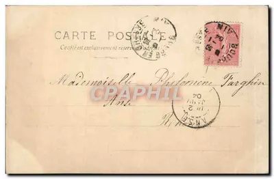 Het cultus van de mistel — devotiescène — uitgever L. Manuel, Parijs, n° 122/10 — Achterkant