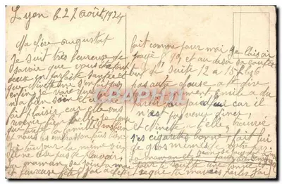 Bouquet de roses e de flores — cerca de 1924 — sem editor ou número visível — Verso