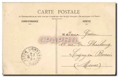 Félix de Pougeot — Prélomousse rustique — Fototipo A. Berberet & Cie, Nancy — Reverso