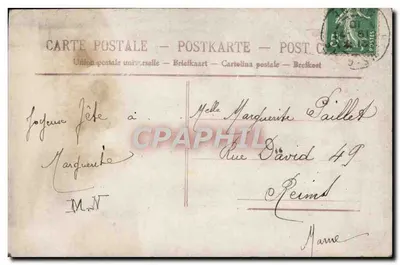 Festa da Mulher — Amizades — Edições Francesas n° 4066 — Verso