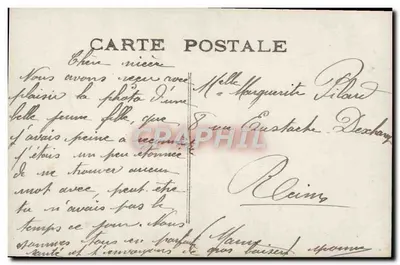Mulher em traje tradicional — com viola — Editor F.D. n° 4055 — Verso