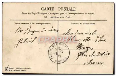 Rosas — Melhor Lembrete — K.F. editores, Paris, Série 1954 bis — Verso