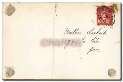 Arranjo de pensos e malmequeres — Boa Festa — editor desconhecido, n° 146-6 — Verso