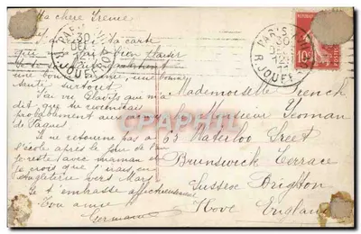 Paisagem invernal — 1912 — G.Y. Mauf — Verso