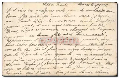 Crianças em traje de festa — Rennes — editor desconhecido, número de série não visível — Verso