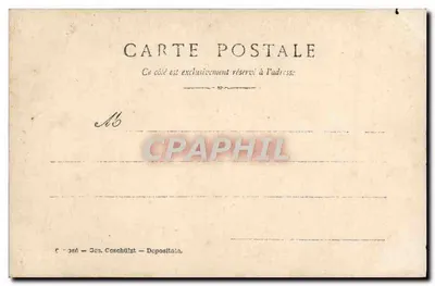 Femme en robe fleurie — scène de théâtre — DELMARE (Pépinière) n°269 — Rewers