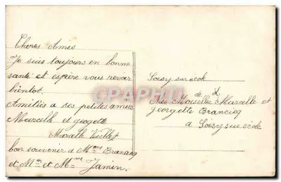 Duas jovens com flores — editor A.R.S. n° 3561 — Verso