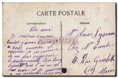 Manon — cena teatral — Walery, Paris, n° 4423 — Verso