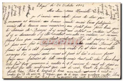 Klein kind in zeevaarderskleding — DIX 490 — Uitgever DIX — Achterkant